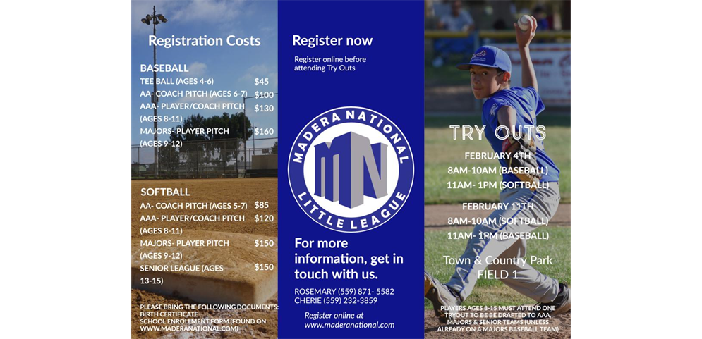 Registration/ Try Out Info